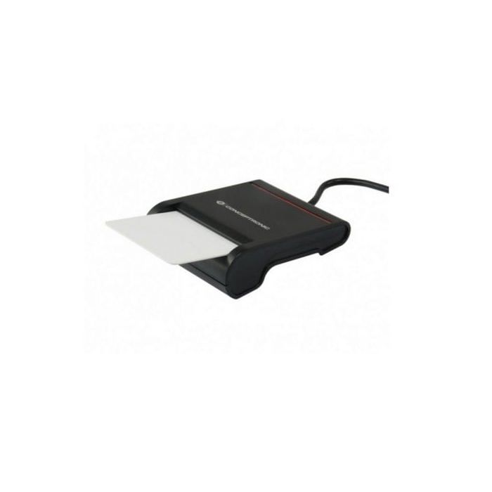Lecteur de cartes externe - CONCEPTRONIC - Dnie 3.0 E Y (eid) - USB 2.0 - Noir - Compatible Windows et Mac