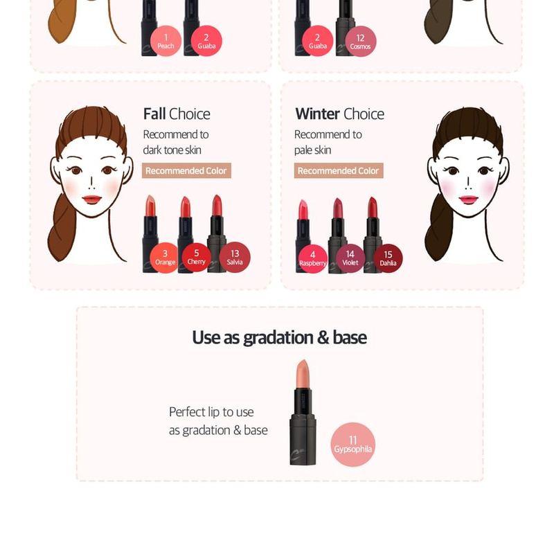 Cosnori Glow Touch Lipstick - 10 Colors