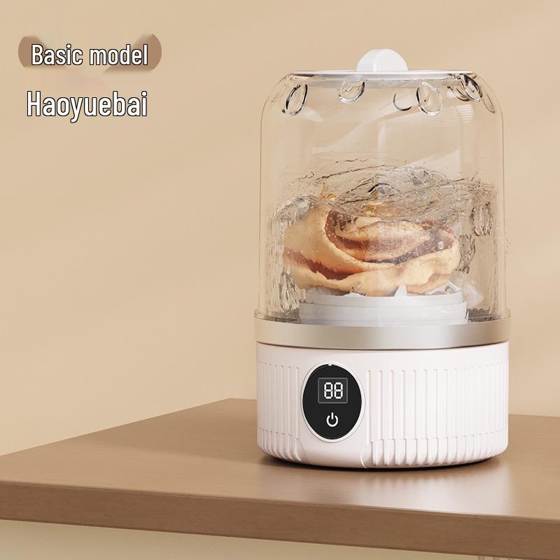 Mașină de spălat portabilă compactă cu sterilizare cu lumină albastră pentru haine de bebeluș și lenjerie