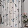 Dekorative Boho-Leinen-Vogelvorhänge, Vogel-Duschvorhang, transparente Vorhänge für Wohnzimmer, Boho-Kinderzimmer-Vorhang, Babyzimmer-Tüllvorhang