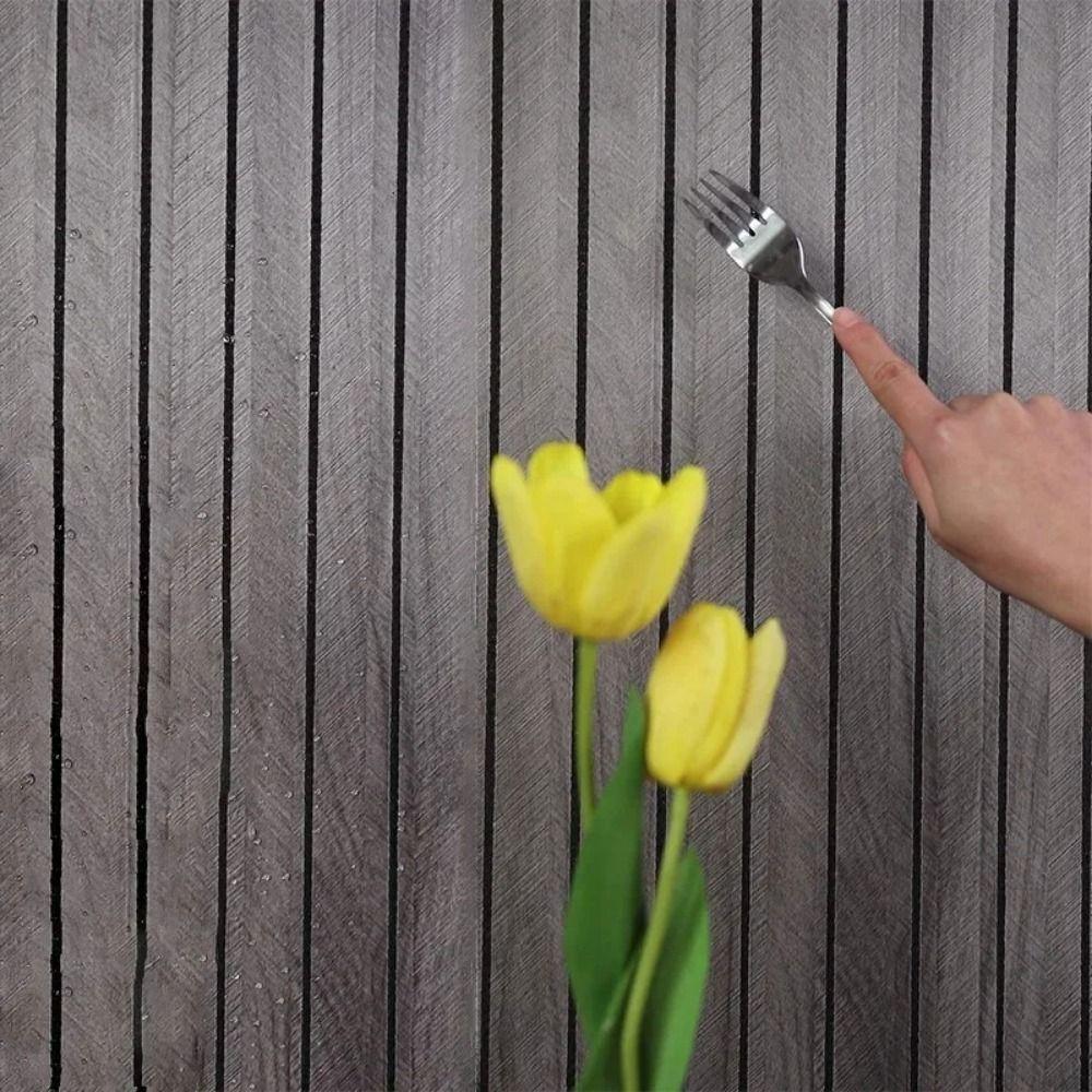 Waterproof Wall Stickers 45cm Width 10m Length Self-adhesive Wallpaper Thick Foam Peel and Stick Foam Wall Stickers