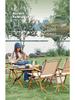 Ultralight Aluminum Folding Kermit Chair with Table for Outdoor Camping and Leisure Travel