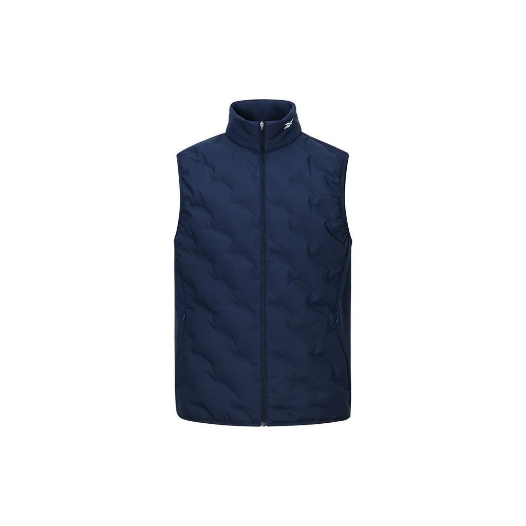 Reebok Solid Color Comfortable Warm Down Vest Men vests Navy-Blue 24FRC233MGN2