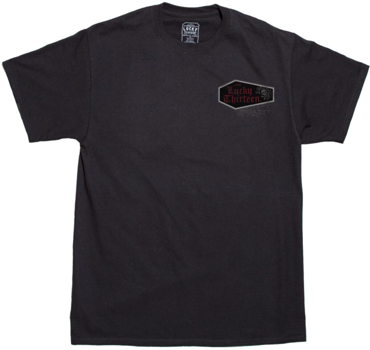 Authentic LUCKY 13 Muerto T-Shirt Black S NEW S разноцветный