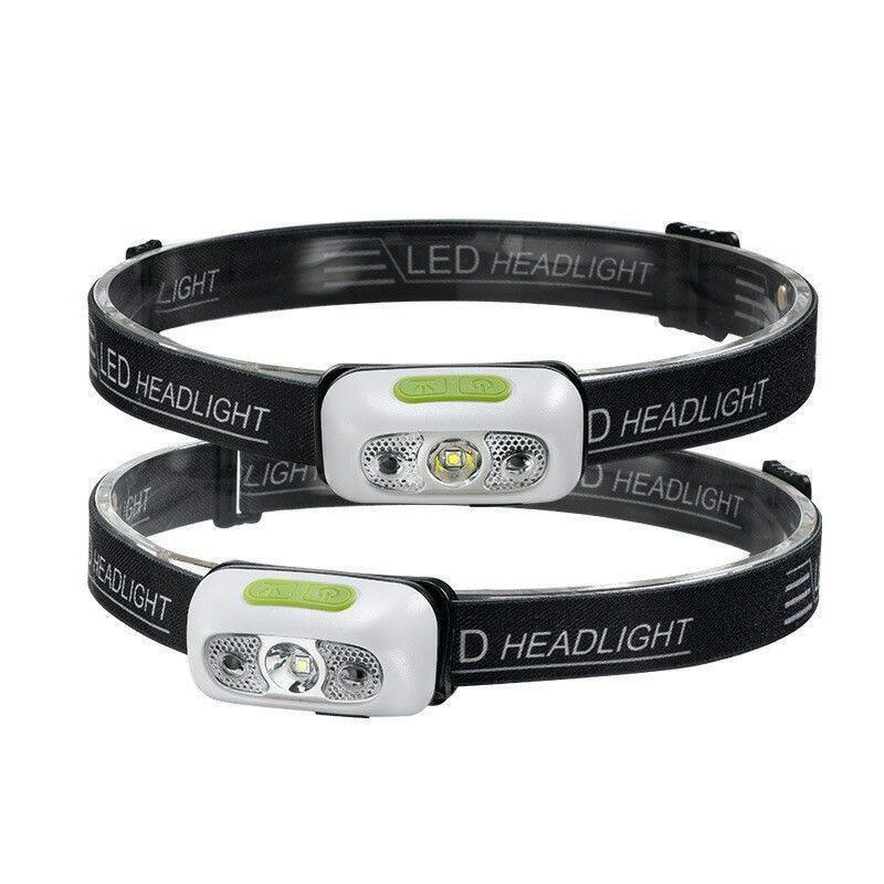 Waterproof Induction Headlamp: Strong Light, Rechargeable, Ideal for Night Running and Fishing