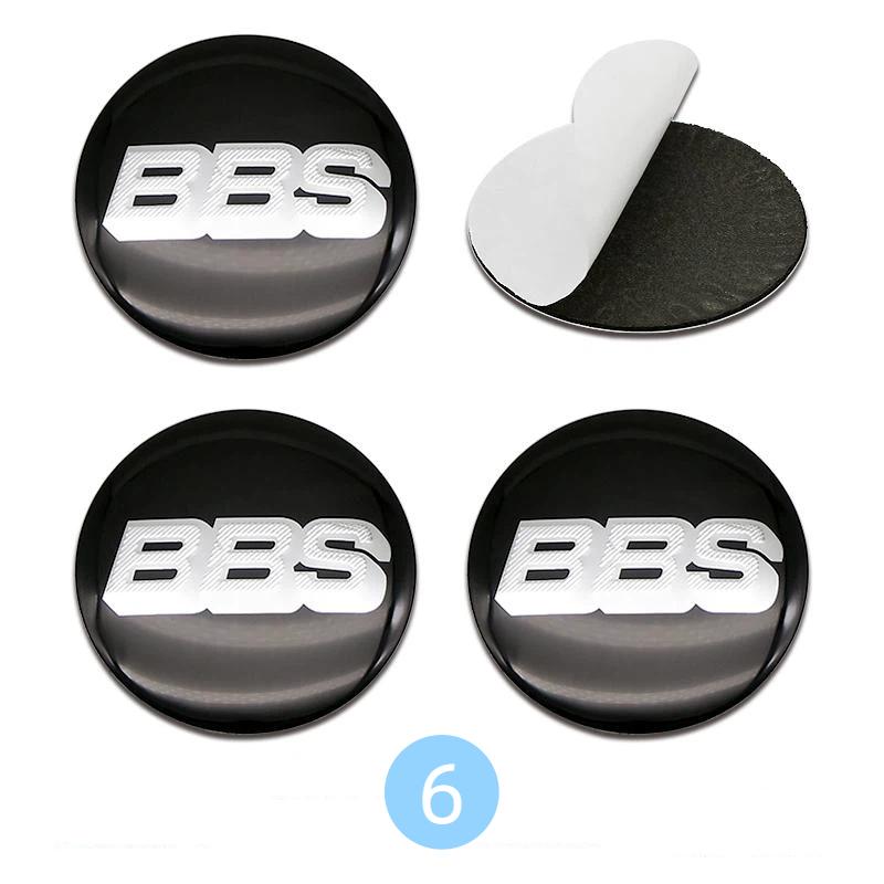 

4pcs 56/60/65/70mm BBS Modified Badge Car Wheel Center Hub Caps Stickers Accessories BBS-6 (70mm)