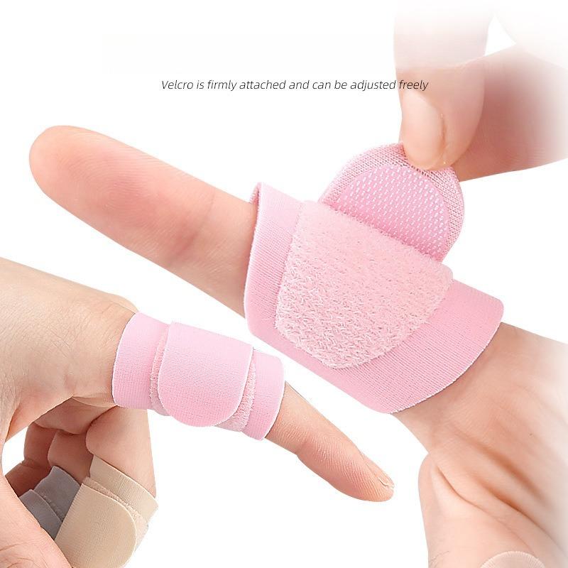 2Pcs Convenient Adjustable Ten-Finger Velcro Reusable Universal Finger Coat and Bandage