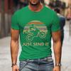 Just Send It Print Shirt Motorcycle Graphic Men Women T-shirts Vintage Style Motocross Gift Classic T Shirts Street Men Tshirt