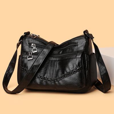Borsa Monospalla alla Moda Semplice e Trendy Borsa per Mamma di Mezza Età Borsa a Tracolla