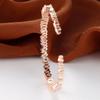 Hot sale shein inlaid zircon diamond full circle dislocation full diamond opening bracelet European and American personality