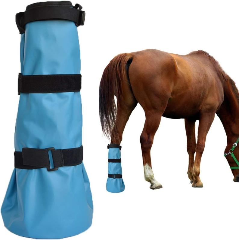 Praktische Paardenhoef Soak Bag Paarden Soaker Hoef Behandelingen Tas Hoef Verzorging Paardrijlaars met Schuimkussen Duurzaam