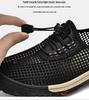 Men's Summer Mesh Non-Slip Outdoor Sports Shoes - Breathable, Wear-Resistant, Large Size Hiking & Travel Sneakers.