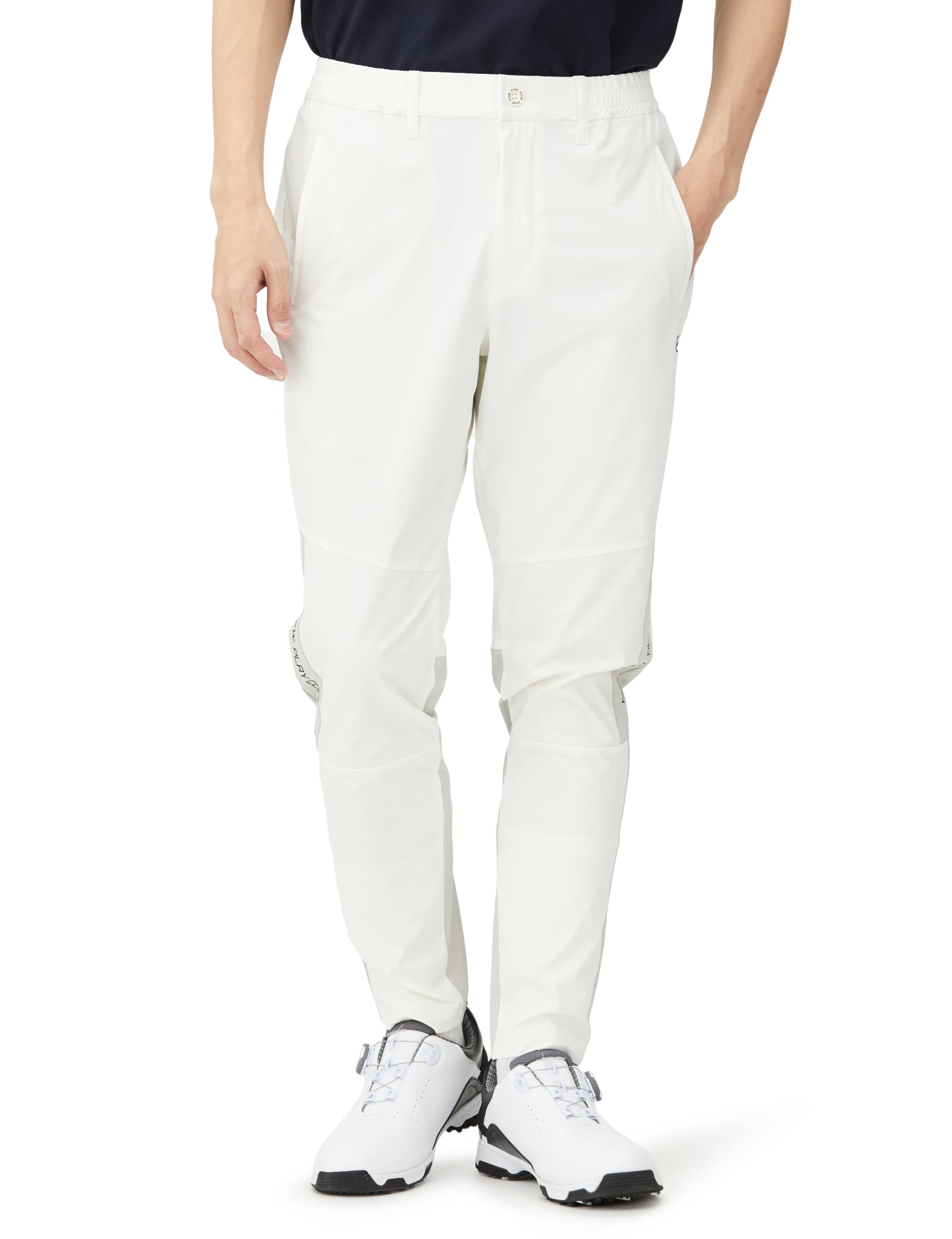 

Tapered Pants to the Golf L [Pin Apparel] Men s (Cool Touch, All-Directional Stretch) / / 621-4131201 030_White