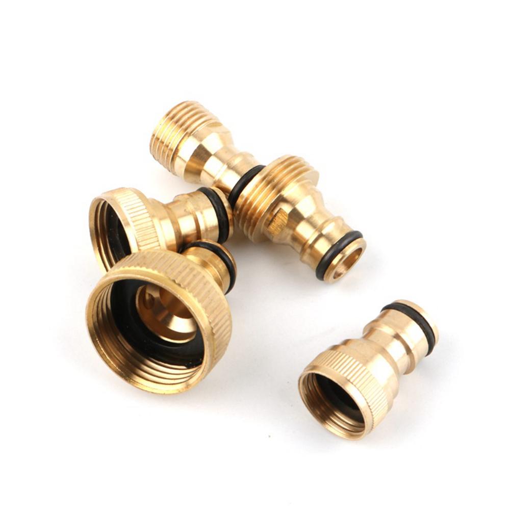 Tool Irrigation Brass Faucet Nozzle Adapter Hose Fitting Water Gun Joints Thread Quick Connector