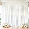 1 Stück Gold Satin Hintergrundvorhang Faltenfrei Glitzernde Vorhänge für Hintergründe, Kulisse für Hochzeit Baby Geburtstage Party