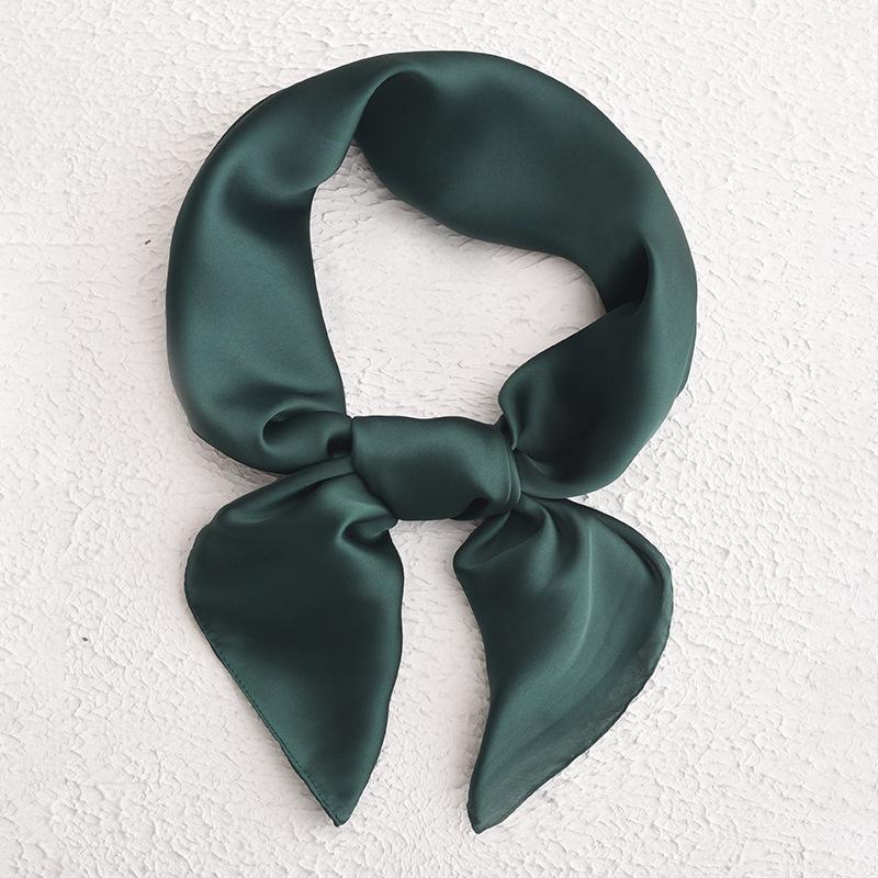 Women Fashionable Commuting Minimalist Scarves In Multiple Solid Colors Square Scarves Daily Minimalist Scarves Square Scarves