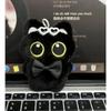 Little Black Cat Bag Pendant Cartoon Cute Animal Plush Doll Student Backpack Fashion Pendant Car Keychain Birthday Surprise Gift