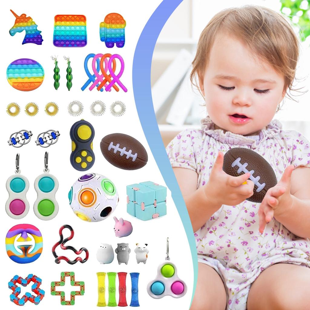 Sensory  Toy Set for Kids or Adults, Hand Toy for Stress, Anxiety Relief