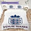 Custom Name England National Pattern Bedding,Quilt Set Quilt Cover Pillowcase Home Birthday Gift(1 * duvet cover + 2 * pillowcase, without core)_lx