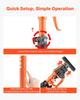 Cabinet Jack Support Pole, 2-Pack, 64.5-115 Cm Steel Telescopic Quick Support Rod, Adjustable 3rd Hand System Up To 100 Kg Capacity for Installing