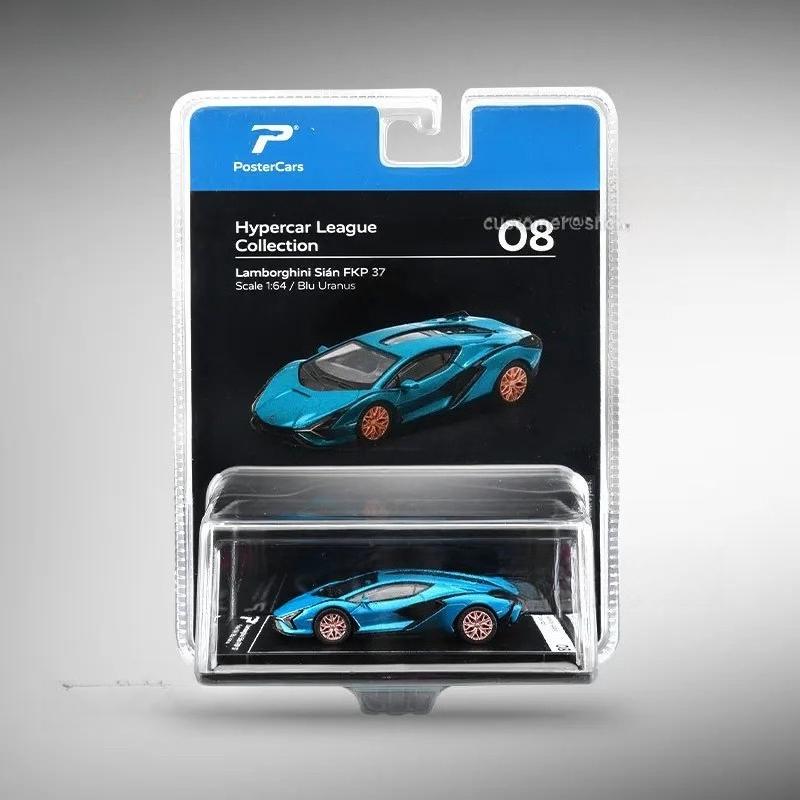 Simulation 1/64 Lambor SianFKP37 Supersport Car Model Diecast Toy Vehicle Children Gift Collection Miniature Voiture