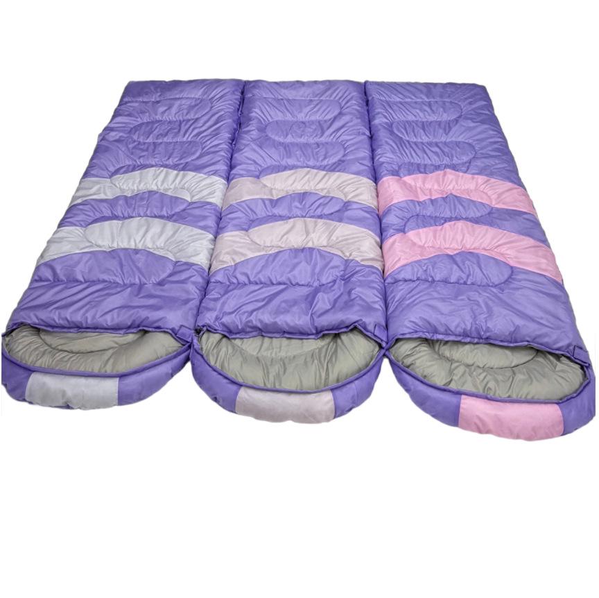 Cross-Border Bestseller: Splash-Proof Outdoor Camping and Hiking Sleeping Bag with Hollow Cotton