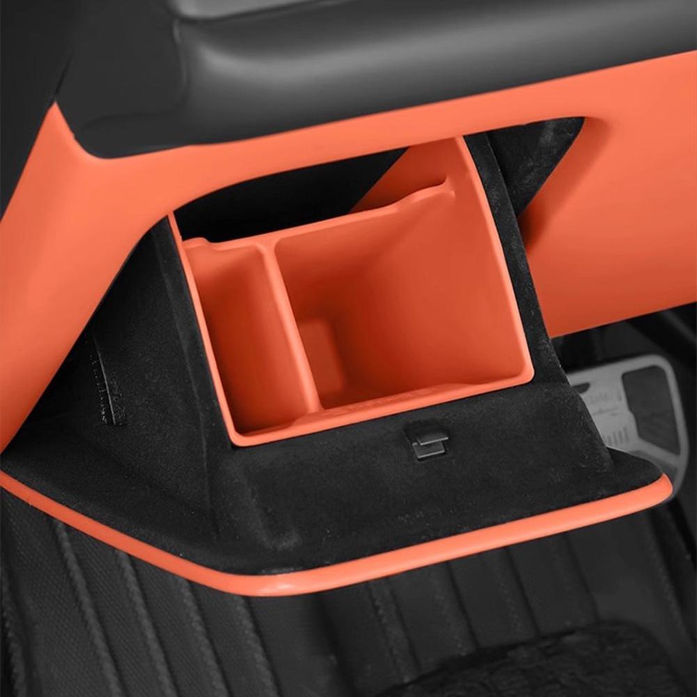 Under Cab Storage Box For LIxiang L6 L7 L8 L9 Driver's Seat Silicone Storage Box Auto Interior Storage Box I4H1