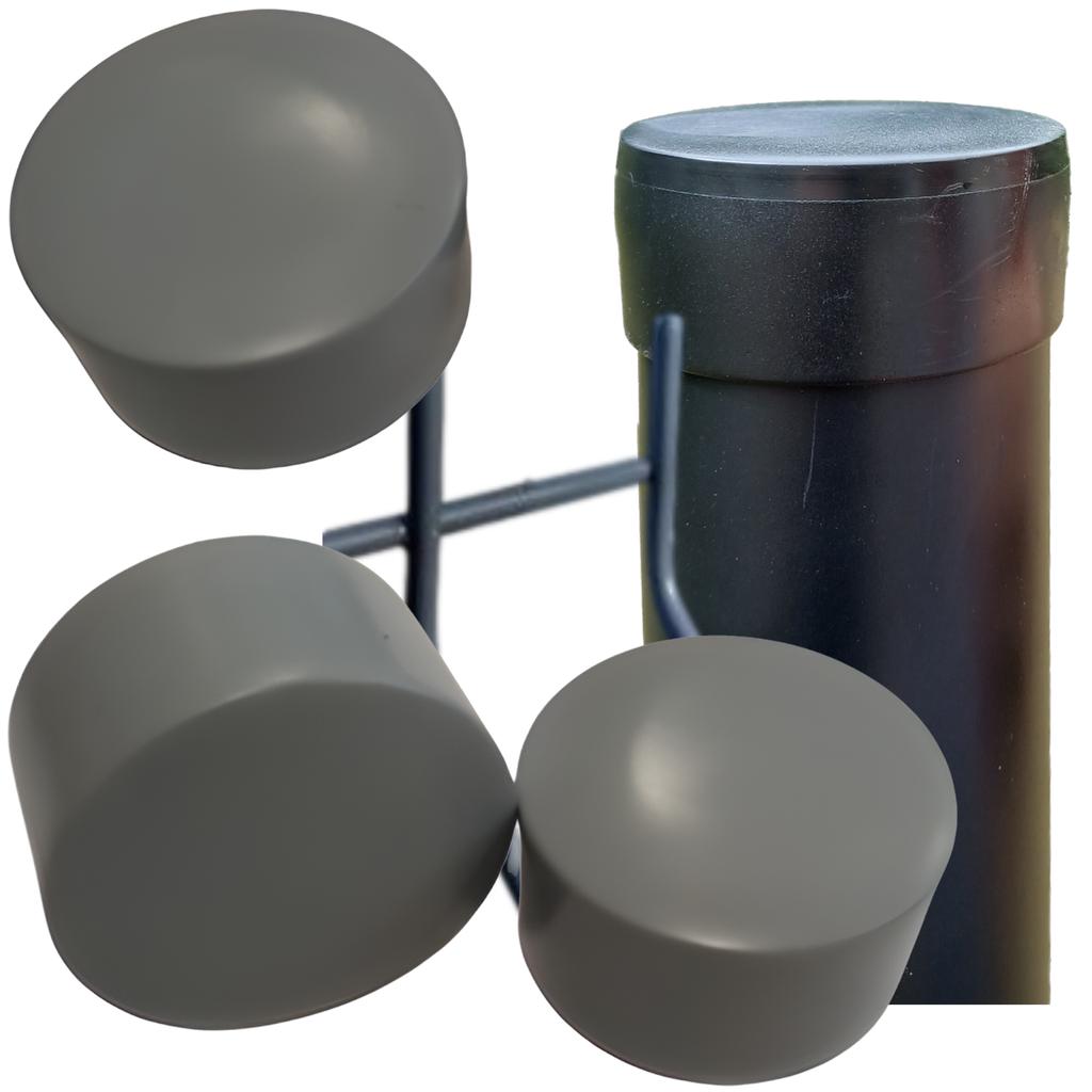 External End Cap for Profile, Cap, Roof, Fi42, 20 PCS, GRAY