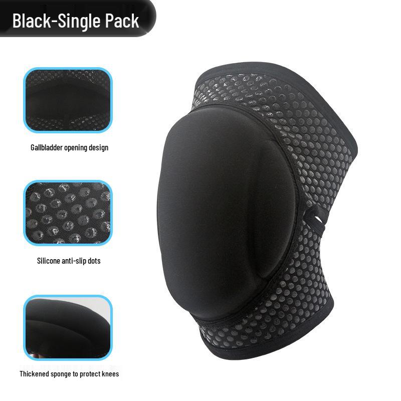 Professional Ladies' Thickened Knee Pads for Pole Dance, Yoga, and Sports - Anti-Collision Design