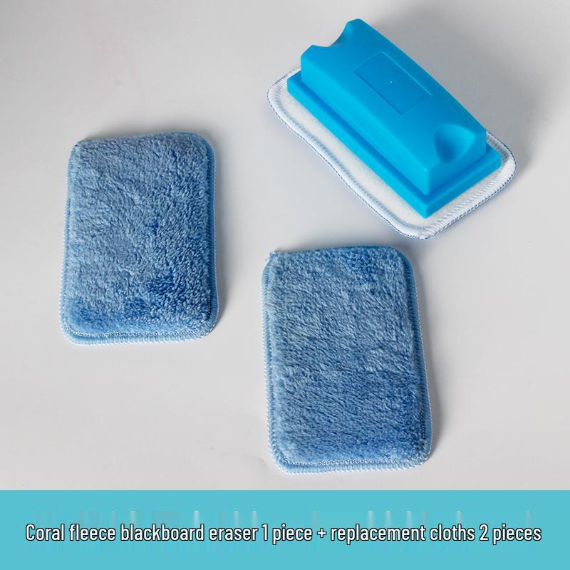 Water-Soluble Dustless Chalk & Board Eraser – Black for Whiteboards, Blackboards, and Drawing Boards.