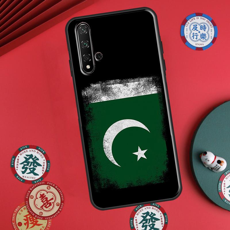 Pakistan Flag For Huawei P30 P20 P40 Lite P60 Pro Nova 5T 12s 12i 11i Y90 Y70 Y60 Y61 Y91 Y72 9 10 SE Case