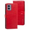 IDEWEI For Motorola Moto G55 5G Stand Case Crazy Horse Texture Leather Phone Cover
