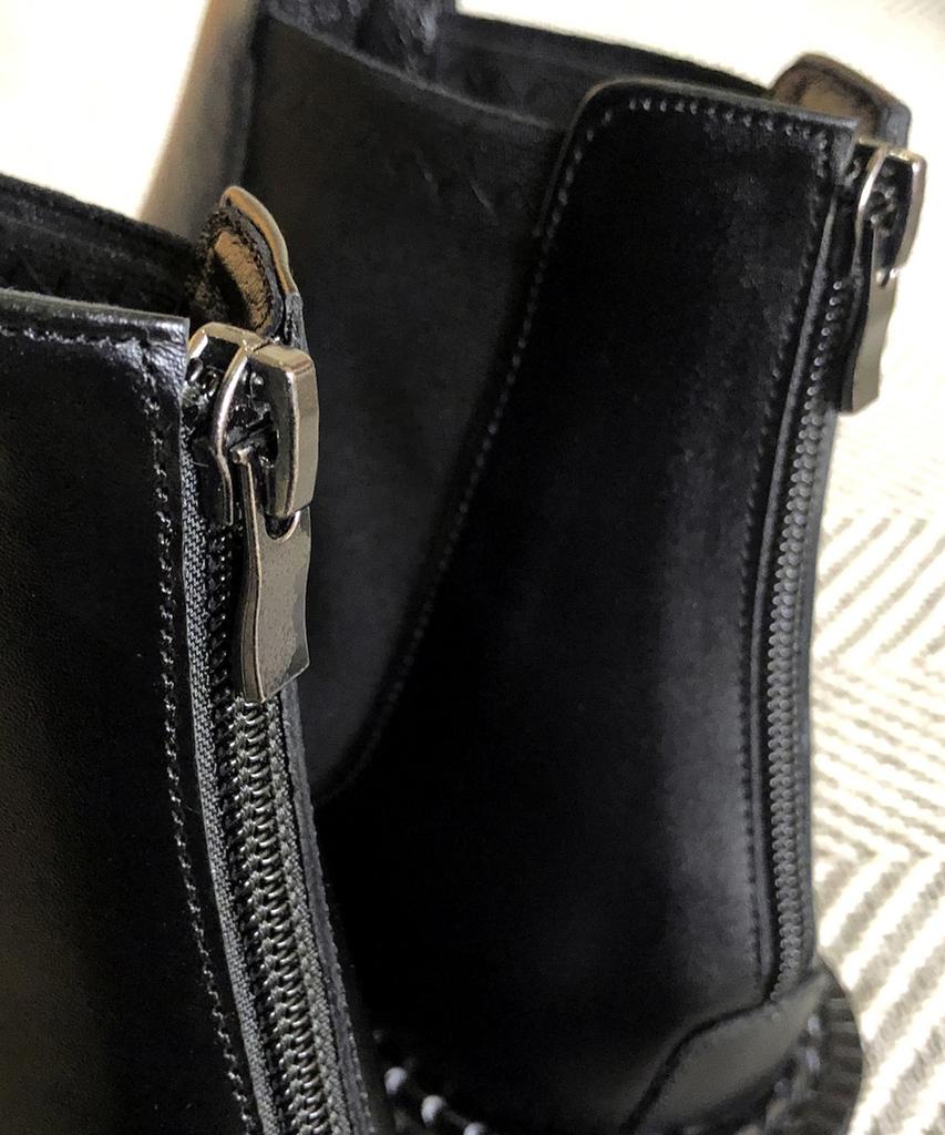 Joenshoe Back Zipper Lil Walker Chelsea Boots Black