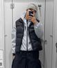 Mahagrid Wavy Down Vest Black(Mg2Fwmb902A)