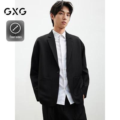 GXG Men's Casual Black Blazer