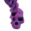 3D Printed Skull Ornament Spiral Sensory Fidget Toy Mini Flexible Skull Stress Relief Toy for Adults Kids Office Home Desktop Decor