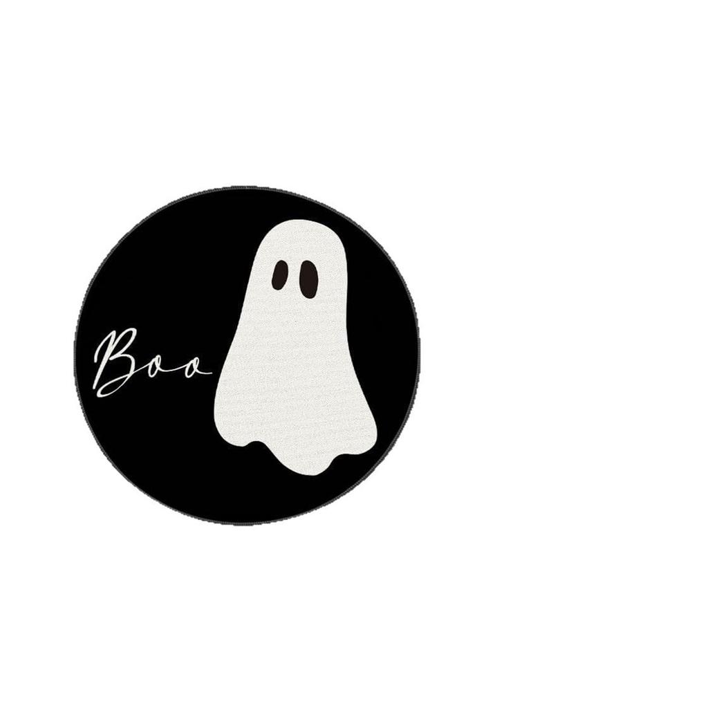 4pcs Halloween Placemats Round Placemats Potholder Decoration