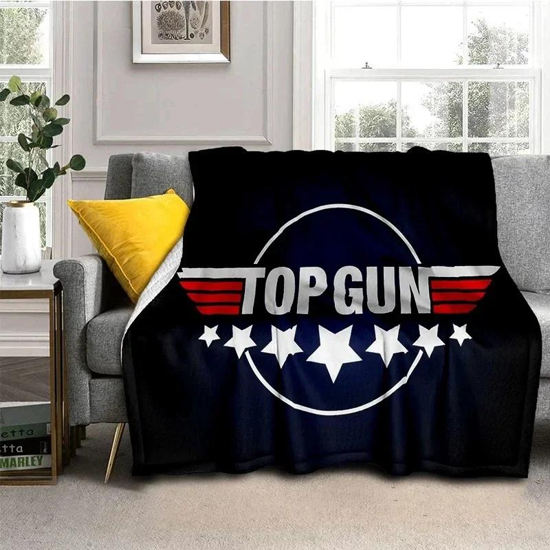 New Fashion Movie Top Gun: Maverick Soft Flannel Blanket For Bedroom Sofa Picnic,Throw Blanket Cover Outdoor Entertainment Gift