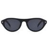 2026 Elegant Korean Cat Eye Studded Sunglasses - Slim, High-End Unisex Street Style