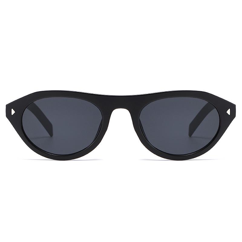 2026 Elegant Korean Cat Eye Studded Sunglasses - Slim, High-End Unisex Street Style