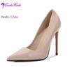 European and American nightclub drag party high-heeled women's thin heels, sexy black bed pointed-toe French women's single shoe