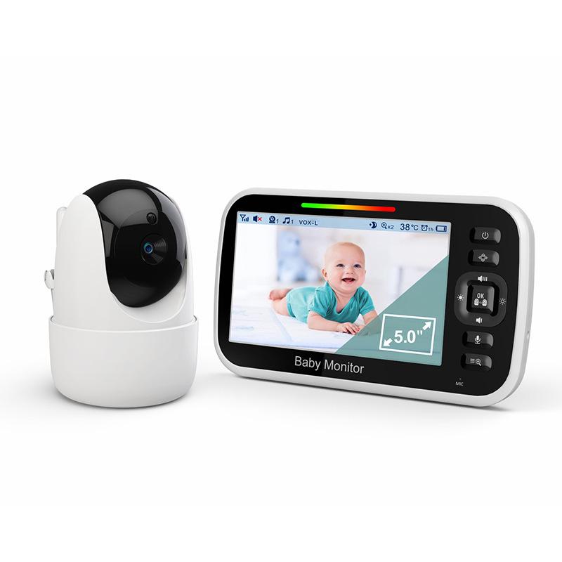 5-Inch Wireless Baby Monitor with Night Vision and Intercom AU Plug