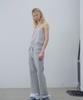 LCDC™ Layered Hem String Pants (Light Gray)