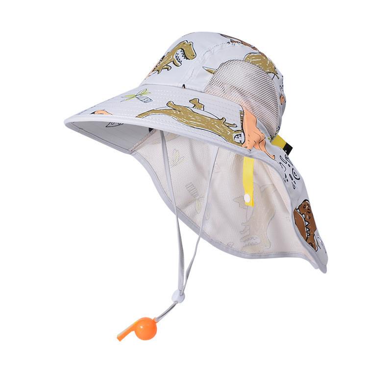 Children's Cartoon Fisherman Hat Summer Outdoor Sunshade Cap With Wide Brim 1132