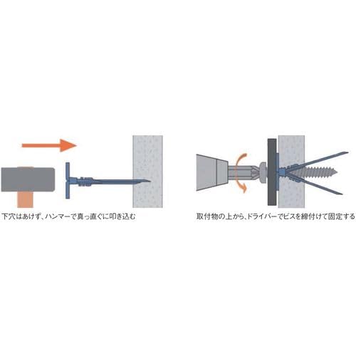 Lobtex Mongou Chikomi Anchor Pack MSNPSET Exterior Insulation Anchor (Drive-in Type)