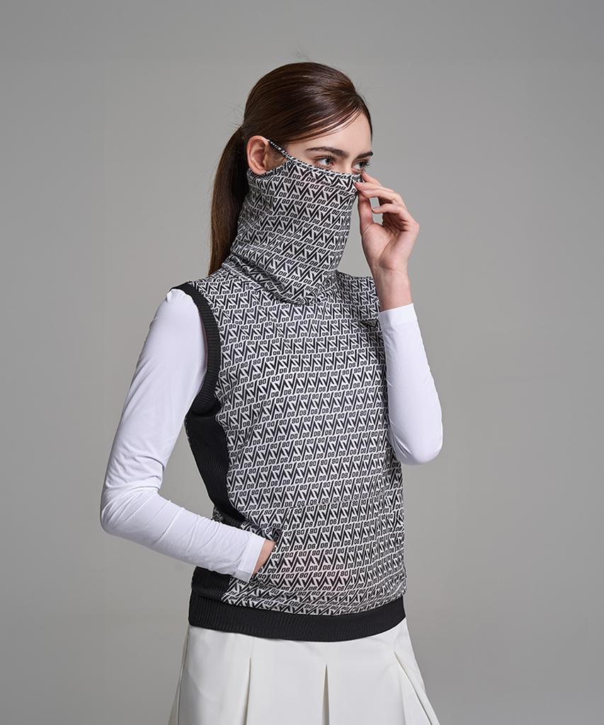 DOWNBLOW Women'S Functional Sports Golf Wear See-Through Mesh Earloop Vest Db2507-2W