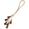 Witch Bell Hanging Ornament Decorative Metal Wind Bell Door Wall Hanging Home Decor Protection Wind Chime Festival Gift