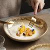 Keramisk Rund High-end Restaurant Vestlig Bifftallerken Kjøkken Fruktsalattallerken Kjøkken Desserttallerken med Phnom Penh