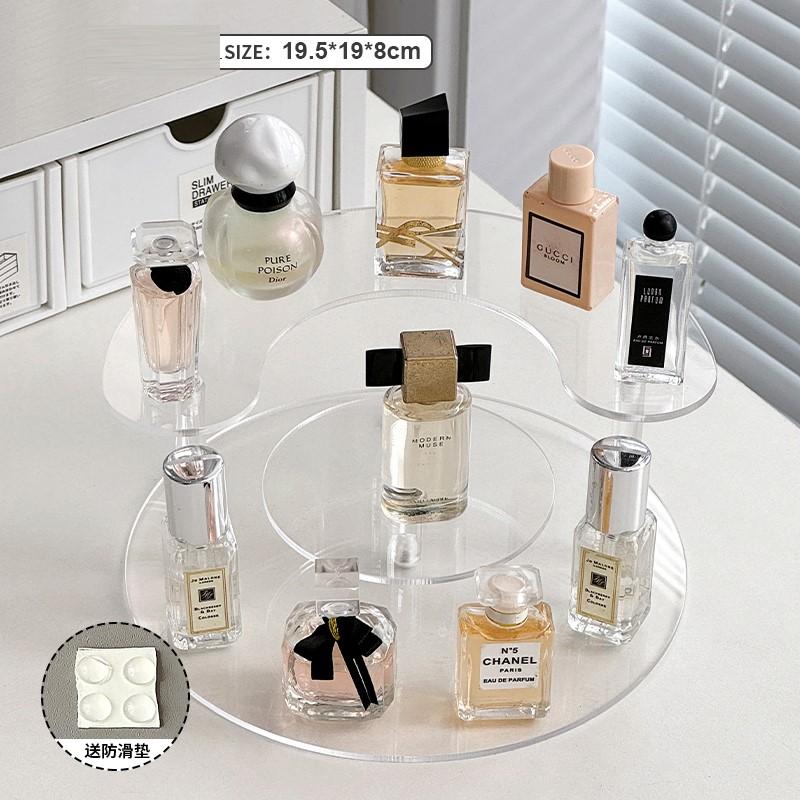 Акриловая подставка-витрина Подставка для парфюмерии Органайзер для кукол Прозрачная полка-подставка для спальни Органайзер для фигурок Настольная подставка-дисплей