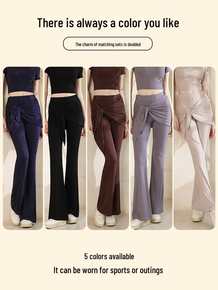 2025 Herbst/Winter Damen High Waist Gerade Bein Yoga Hose - Locker, Lässig, Schlankmachende Passform für Fitness und Sport.
